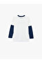 Printed Long Sleeve Crew Neck Cotton T-Shirt - 2