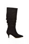 Women's 6 cm Thin Heeled Pointed Toe Boots - 4
