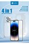مجموعة حماية كاملة 360 درجة لهاتف iPhone 14 Pro Max (4 قطع)