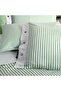 Tommy V4 Green Cotton Satin Duvet Cover Set Single Size - 3