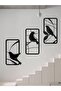 Acrylic Birds Wall Art – Vertical Floral Wall Hanging | Modern Acrylic Wall Decor Frame - 2