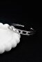 Women's Silver Color Zircon Stone Sparkling Bracelet - 3