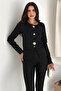 Women's Button Detailed Pocketed Blouse – Characteristic & Modern Style - 3