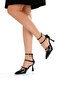 Pointed Toe Closed Back 9cm Painted Heel New Season Classic Women's Shoes - 2