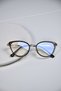 Cat Eye 55 Ekartman Metal Transparent Women Men Unisex Blue Light Protection Screen Glasses Eyewear - 6