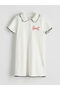 Alita City Lcw Kids Ecru Camisole Embroidered Girls' Dress with a Difference