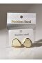 Earrings Steel White Detail Steel - 2