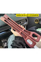 Renault Clio 4 2012-2019 Auto Seat Edge Gap Eliminator Burgundy