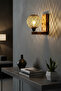 Upward Facing Wooden Sconce Rustic Wall Lamp with Jute Rope Headboard Living Room Bedroom Decorative Lighting - 4