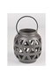 Paki Ceramic Lantern, 14.8 cm, Grey - 2