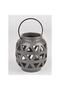 Paki Ceramic Lantern, 14.8 cm, Grey