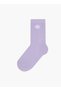 Floral Print Crew Lenght Socks - Set of 5 - 2