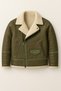 Sheepskin Faux Leather Men's Coat -1119-
