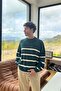 Striped Sweater Sweater Green