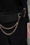 Chain Detailed Women's Belt Dress Belt Waist Belt Trouser Belt - 3