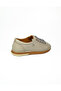 160 Gray Leather Women's Casual Shoes - 4