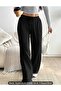 Black Women's Baggy Oversized Plus Size Sportswear Quality Loose Fit Stretchy Comfortable Fabric Sweatpants235 - 3