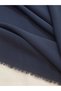Navy Blue Draped Crepe Fabric - 5