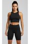 Women's Sports Short Shorts and Bustier Set High Waist Comfortable Stretchy Lycra Fitness Pilates Yoga Set - 3