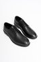 Men's Genuine Leather Casual Shoes Lace-Up Black Marco - 3