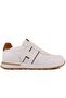 - White Leather Lace-Up Men's Casual Shoes 101-9030-H1255 - 5
