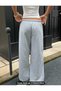 gray women's baggy plus size sportswear quality loose fit stretchy comfortable fabric sweatpants237 - 6