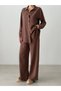 Women's Oversize Shirt & Palazzo Pants Loose Two-Piece Set - 3