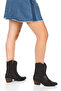 Women's Western Cowboy Boots 5117 Black Leather - 3