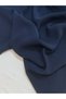 Navy Blue Draped Crepe Fabric - 2