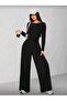 Black Women's Baggy Oversized Plus Size Sportswear Quality Loose Fit Stretchy Comfortable Fabric Sweatpants235 - 4