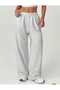 gray women's baggy plus size sportswear quality loose fit stretchy comfortable fabric sweatpants237