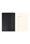 Soft Leather Cover Lined Notebook Set - 2