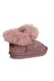 Slide Buck3062-Bh009 Children's Fur Boots - Dusty Pink - 3