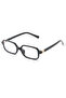 Black Frame Rectangular Design Blue Light Protective Trending Glasses - 2