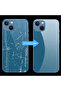 Glossy Front + Matte Back Film Set for Sharp A2 Lite, Silicone Hydrogel, Clear - 3