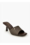 Women's Stiletto Heel Slip-On Sandals - 3