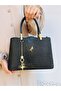 Miami Polo Clup Faux Leather Women's Bag with Shoulder and Hand Straps - 5