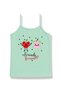 Girls' Cotton Printed Tank Top and Panties Underwear Set – Pack of 6 - 2