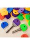 Plastic Key Covers in Different Colors 8pcs
