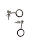 Silver Earrings 925 Circle - 3