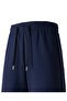 2 (Pieces) Black Navy Blue Opportunity Product Plus Size High Quality Loose Fit Flexible Comfortable Fabric Sweatpants - 7