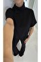 Dlvin Sia Black Asymmetrical Cut Knitted Trouser Suit