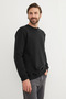 3 Thread Basic Crew Neck Sweatshirt - 2