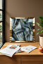 ساعة حائط مزخرفة من MDF ذات إطار ذهبي وتصميم Dark Sparkle