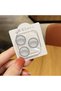 Camera Lens Protector Set compatible with Apple Iphone 14, 9H glass, Silver - 6