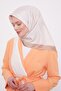 وشاح مونوغرام بنمط حلقة القهوة الحليبية - 3