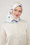 وشاح تويل بنمط الطلاء الأخضر - 2