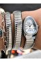 Stone Snake Watch from Thick to Thin (2 Laps), Small Case 24 Mm, 3 Atm Silver Steel Band, Bracelet - 2