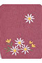 Extra Stretchy Luxury Leggings with Flower Patterned Lycra and Ribbed Elastic Waist - 3