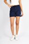 Navy Blue Modal Comfortable Fabric Shorts - 8